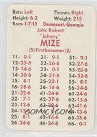 Johnny Mize [Poor to Fair]