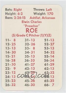 1975 APBA Baseball Great Teams of the Past - [Base] #_PRRO - Preacher Roe