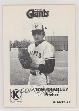 1975 Cramer Circle K Phoenix Giants - [Base] #9 - Tom Bradley