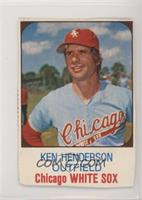 Ken Henderson [Noted]
