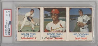 1975 Hostess All-Star Team - Triple Panels #58-60 - Nolan Ryan, Reggie Smith, Joe Coleman [PSA 6 EX‑MT]