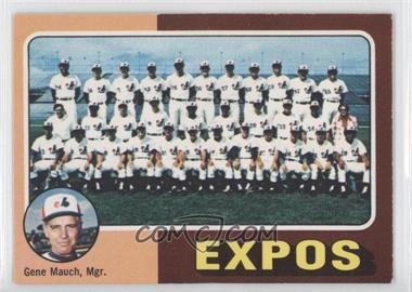 1975 O-Pee-Chee - [Base] #101 - Expos Team Checklist (Gene Mauch)