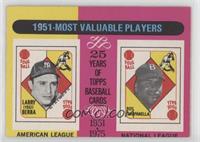 1951-Most Valuable Players (Yogi Berra, Roy Campanella)