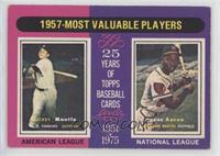 1957-Most Valuable Players (Mickey Mantle, Hank Aaron) [Good to VG…