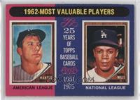 1962-Most Valuable Players (Mickey Mantle, Maury Wills)