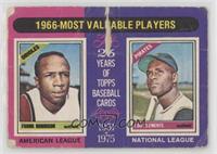 1966 Most Valuable Players (Frank Robinson, Roberto Clemente) [Poor to&nbs…