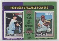 1970-Most Valuable Players (Boog Powell, Johnny Bench)