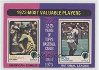 1973-Most Valuable Players (Reggie Jackson, Pete Rose)