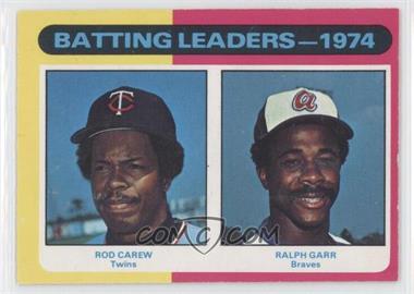 1975 O-Pee-Chee - [Base] #306 - Rod Carew, Ralph Garr