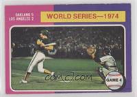 World Series-1974 Game 4