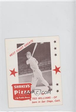 1975 Shakey's Pizza West Coast Greats - [Base] #10 - Ted Williams