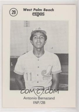 1975 Sussman West Palm Beach Expos - [Base] #29 - Tony Bernazard