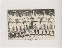 Heinie Manush, Sam West, Al Simmons, Babe Ruth, Ben Chapman, Earl Averill (1934…