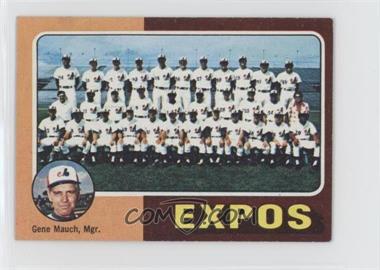 1975 Topps - [Base] - Minis #101 - Team Checklist - Montreal Expos Team, Gene Mauch