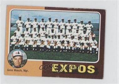 1975 Topps - [Base] - Minis #101 - Team Checklist - Montreal Expos Team, Gene Mauch [Good to VG‑EX]