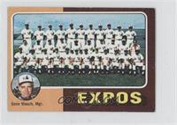 Team Checklist - Montreal Expos Team, Gene Mauch