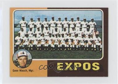 1975 Topps - [Base] - Minis #101 - Team Checklist - Montreal Expos Team, Gene Mauch