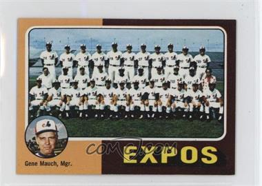 1975 Topps - [Base] - Minis #101 - Team Checklist - Montreal Expos Team, Gene Mauch