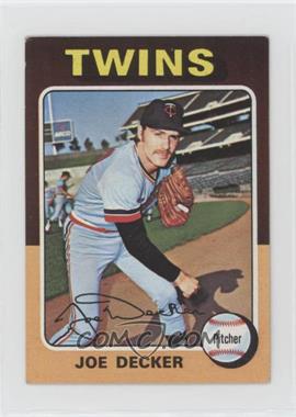 1975 Topps - [Base] - Minis #102 - Joe Decker