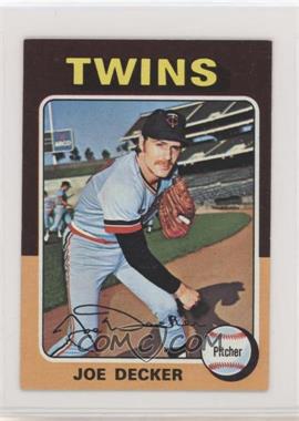 1975 Topps - [Base] - Minis #102 - Joe Decker