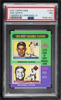 Most Valuable Players - Yogi Berra, Roy Campanella (Campanella has on a Los Ang…