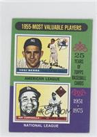 Most Valuable Players - Yogi Berra, Roy Campanella (Campanella has on a Los Ang…