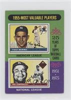 Most Valuable Players - Yogi Berra, Roy Campanella (Campanella has on a Los Ang…