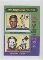 Most Valuable Players - Yogi Berra, Roy Campanella (Campanella has on a Los Ang…