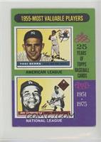 Most Valuable Players - Yogi Berra, Roy Campanella (Campanella has on a Los Ang…