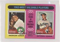 Most Valuable Players -  Elston Howard, Sandy Koufax