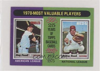 1975 Topps - [Base] - Minis #208 - Most Valuable Players - Boog Powell, Johnny Bench