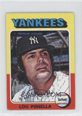 1975 Topps - [Base] - Minis #217 - Lou Piniella [Noted]