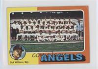 Team Checklist - California Angels Team, Dick Williams)