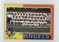 Team Checklist - California Angels Team, Dick Williams)