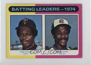 1975 Topps - [Base] - Minis #306 - League Leaders - Rod Carew, Ralph Garr