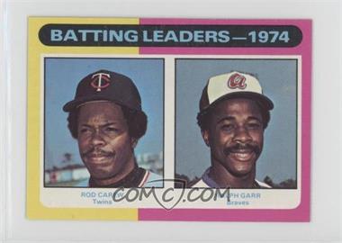 1975 Topps - [Base] - Minis #306 - League Leaders - Rod Carew, Ralph Garr