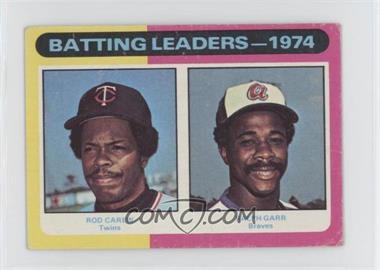 1975 Topps - [Base] - Minis #306 - League Leaders - Rod Carew, Ralph Garr [Poor to Fair]