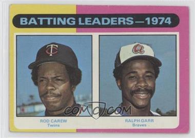 1975 Topps - [Base] - Minis #306 - League Leaders - Rod Carew, Ralph Garr [Poor to Fair]