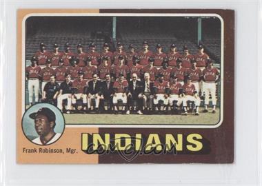 1975 Topps - [Base] - Minis #331 - Team Checklist - Cleveland Indians Team, Frank Robinson