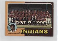 Team Checklist - Cleveland Indians Team, Frank Robinson [Good to VG&#…