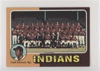 Team Checklist - Cleveland Indians Team, Frank Robinson