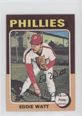 1975 Topps - [Base] - Minis #374 - Eddie Watt