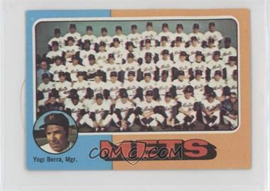 1975 Topps - [Base] - Minis #421 - Team Checklist - New York Mets Team, Yogi Berra