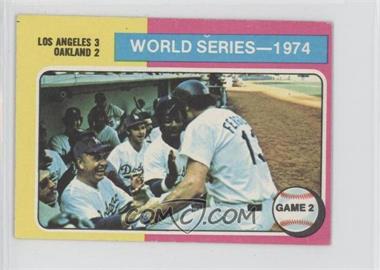 1975 Topps - [Base] - Minis #462 - World Series - 1974 - Game 2