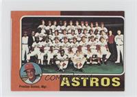 Team Checklist - Houston Astros Team, Preston Gomez