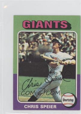 1975 Topps - [Base] - Minis #505 - Chris Speier