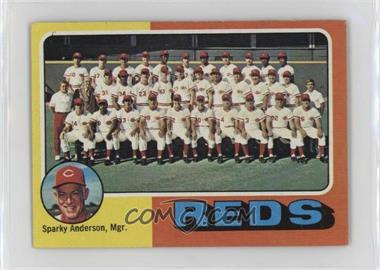 1975 Topps - [Base] - Minis #531 - Team Checklist - Cincinnati Reds Team, Sparky Anderson