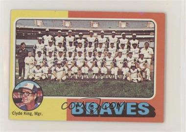 1975 Topps - [Base] - Minis #589 - Team Checklist - Atlanta Braves Team, Clyde King