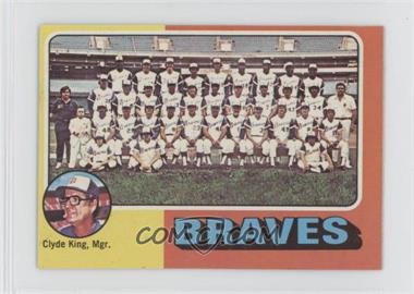 1975 Topps - [Base] - Minis #589 - Team Checklist - Atlanta Braves Team, Clyde King