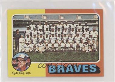 1975 Topps - [Base] - Minis #589 - Team Checklist - Atlanta Braves Team, Clyde King